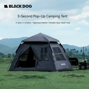 BLACKDOG Tent - Portable Foldable No-Setup Blackout UV Protection