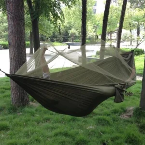 Lightweight Portable Camping Hammock with Mosquito Net High Strength